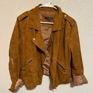Faux Suede Jacket